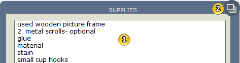 supplies