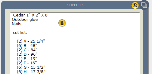supplies
