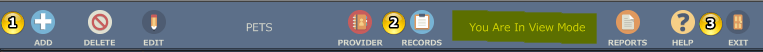 toolbar