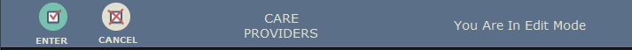 edit mode toolbar