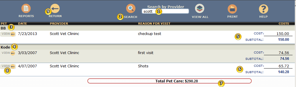 sorted by provider